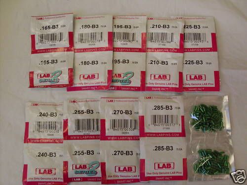 Lab Schlage brass keying pins -10 packs of 150 ea