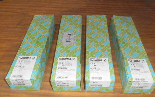 Lot of 4 boxes of 50 phoenix contact ut 4-mtd 3046236 component terminal block for sale
