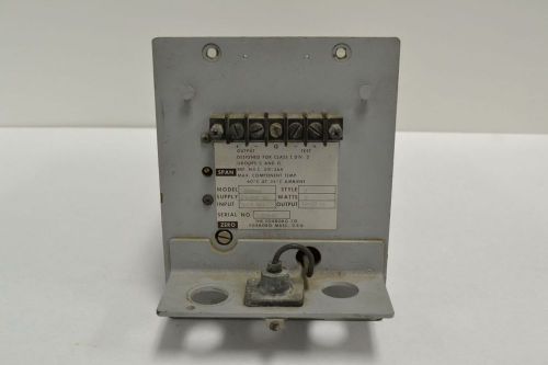 Foxboro 66fr-2 electro pneumatic transducer 3-15psi 5w watts 63-95v-dc b215610 for sale
