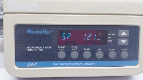 Cole Parmer MasterFlex Microprocessor 7524-00 Pump Drive with 7021-24 Pump Head