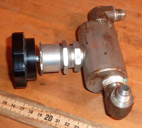 Vacco 1/2&#034; stainless steel needle valve nv06p-203-2mslap af04/695/694 1,500 psig for sale