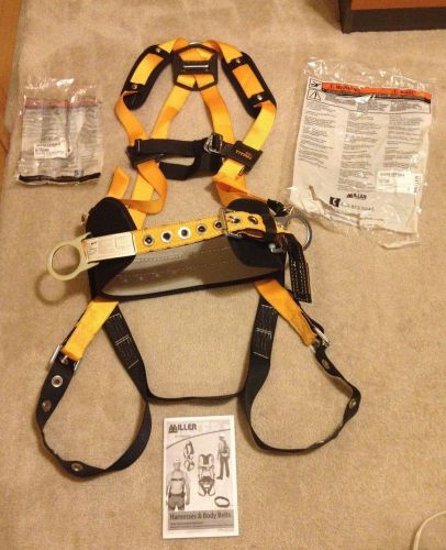 Miller titan #4577 fall protection body harness size: large/xl for sale