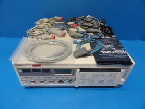 Agilent philips hp m1350b series 50xm fetal monitor w/ transducers &amp; accessories for sale
