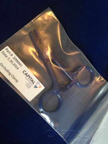 2096M1 Blue Occluding Clamp 4.3&#034;, Smooth Jaws - NEW!