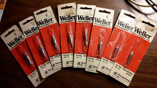 Lot of 8 Weller DS2001 Replacement Tips New In Package