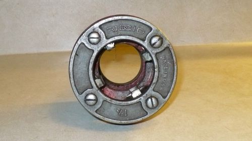 RIDGID 1 1/2&#034; Pipe Die for Ratcheting Holder Good Pre-Owned Condition
