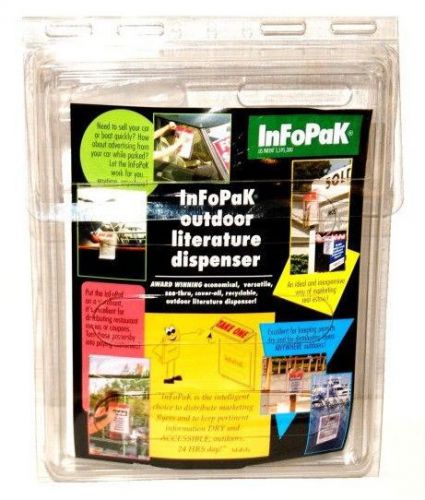 110 InfoPak Outdoor Brochure Literature Box Holder/Dispenser Real Estate