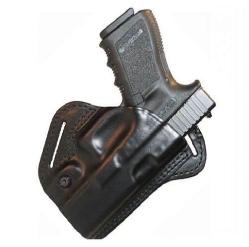 Blackhawk 420704BK Right Black Check-Six Leather Concealment Holster Glock 26