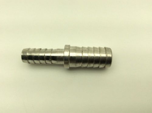 3/8&#034;to 1/4&#034; reducer stainless steel food grade hose barb fitting for sale