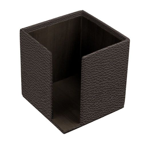 LUCRIN - Paper holder - Granulated Cow Leather - Brown