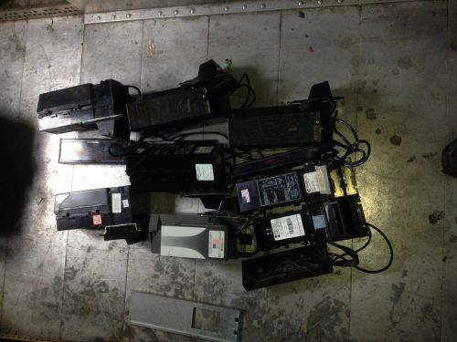 ba 30 lot of bill acceptors coinco not working for parts or repair 9 total