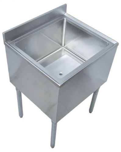Stainless Steel Underbar Insulated Ice bin 21 x 48 with 8 Circuit Cold Plate NSF
