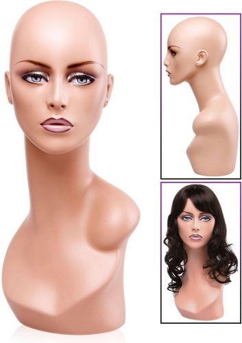 IRINA HEAD MANNEQUIN A wig stand modeled for striking beauty Free Shipping
