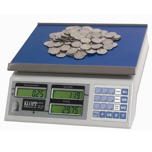 Klopp kcs-60 series electronic coin scale for sale