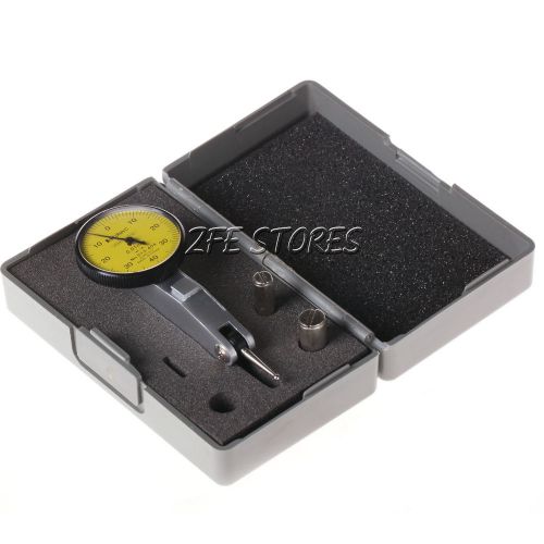 Level dial test indicator gauge scale precision metric &amp; dovetail rails 0-0.8mm for sale