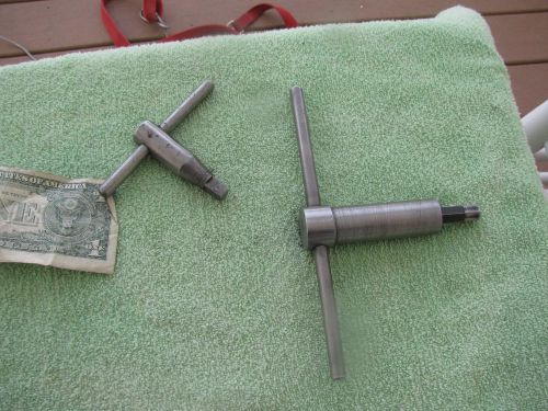 5/16 and 7/16 tip chuck handles t style   tool machinist toolmaker for sale
