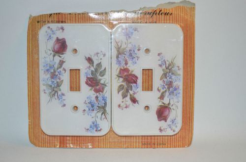Electrical switch Cover Plate with Roses