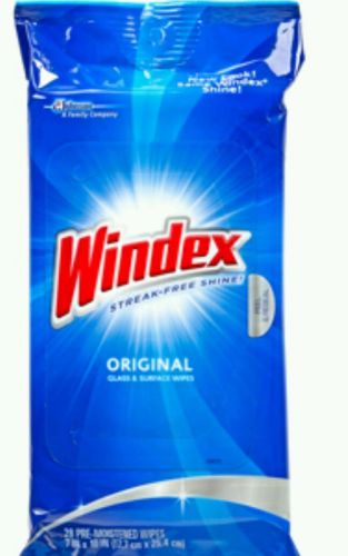Windex Glass Cleaner Wipes, 28 Wipes Per Pack~4 Packs