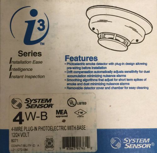 System Sensor 4W-B . We ship by priority mail the same day.