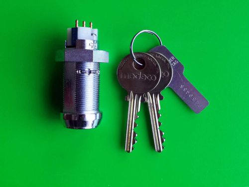 NOS 5-Pin Medeco Switch Lock plus Two Keys, 65 Series, High Security