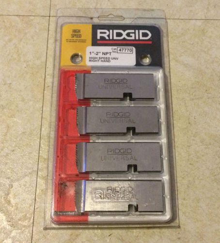 Ridgid 47770 1&#034;- 2&#034; NPT High Speed Universal RH Threader Dies