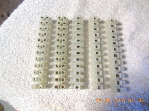 WECO 324-FU-HDS/12 / 12 POSITION / TERMINAL BLOCK CONNECTORS / LOT OF (5)