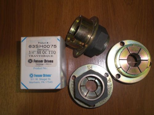 Fenner trantorque qc 63sh0075 keyless bushing, 3/4&#034; shaft diam. sh pulley taper for sale