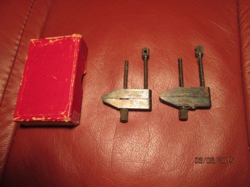 Machinist lathe mill starrett 161 a pair of parallel machinist clamps in box for sale