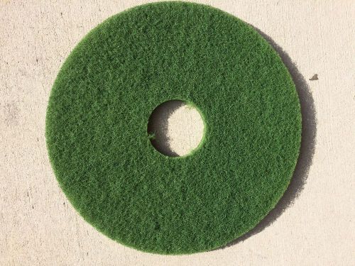 15&#034; green floor scrubber pads box of 5 for sale