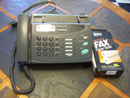 VINTAGE Sharp UX-178 phone, copier + fax machine combo with 1 full roll of paper