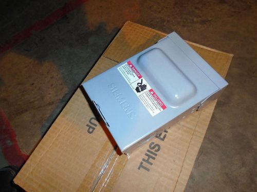 Siemens wn2060 non-fused nema 3r 60 amp safety disconnect switch new out of box for sale