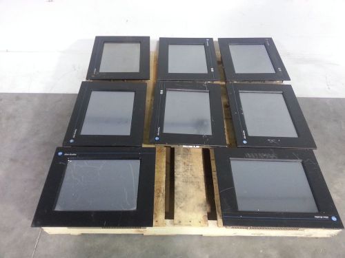 Lot of 8 Allen Bradley LCD Monitor Touchscreen 6185-CACABBZ , 6185-CACABBA