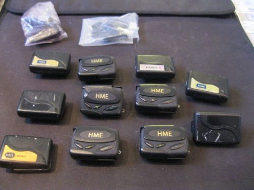 Lot of 11 - HME Wireless Restaurant Server Waiter Kitchen Pagers (E3)