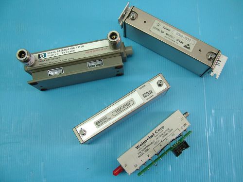 Lot Attenuators RF HP For Parts 5086-7822 8494G 3321-60036 INV2