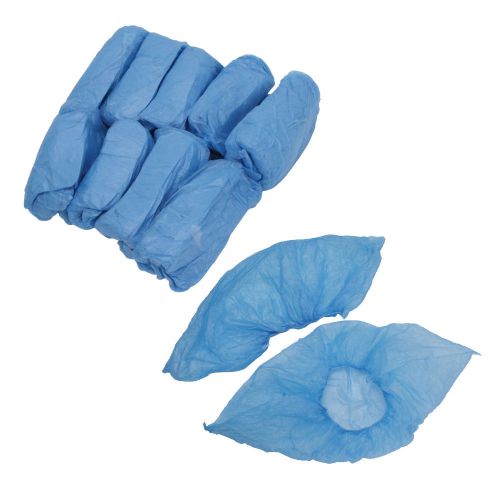 50 Pairs Disposable Shoe Covers Carpet Cleaning Blue