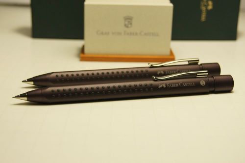 Faber Castell Grip 2011 Brown set of ballpoint pen, mechanical pencil 0.7 NEW