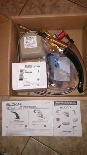 Sloan Optima faucet ETF80-4 sensor operated with thansformer