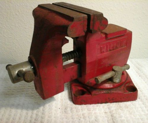 Vintage wilton swivel base utility workshop vise 3 1/2&#034;  pipe jaws anvil  w for sale