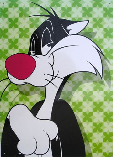 Sylvester the catlooney tunes cartoon classic metal sign for sale