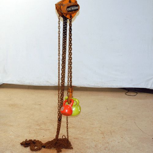 Harrington hoists cb020 2 ton manual hand chain fall hoist  m3 20&#039; for sale