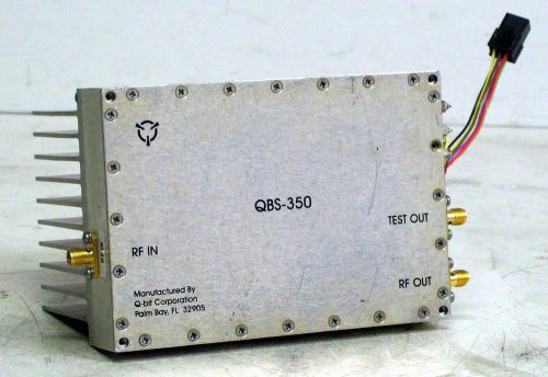 Q-BIT QBS-350 RF AMPLIFIER WAVEGUIDE MICROWAVE ACCESSORY