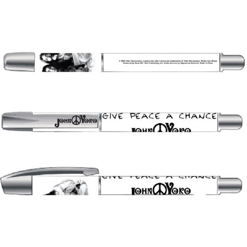 John lennon give peace a chance official new white gel pen for sale