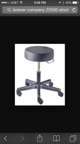 New brewer value plus pneumatic exam stool #22500 color azure for sale