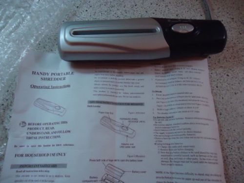 Portable Hand-Held USB DC/Battery Powered Paper Shredder Cutter R22
