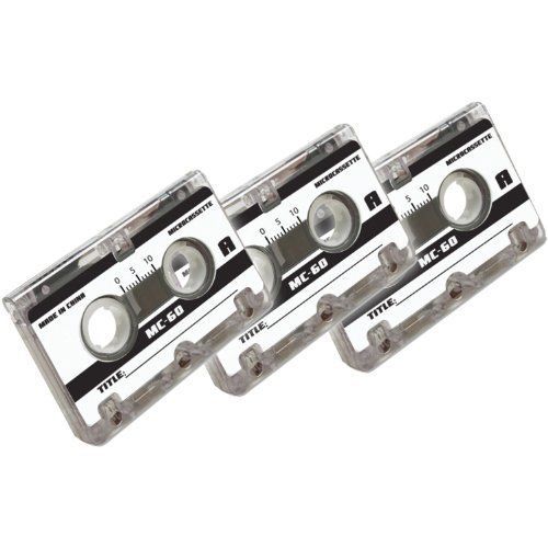 NEW Axis 58020 60-Minute Micro Cassette Tapes  3 Pack