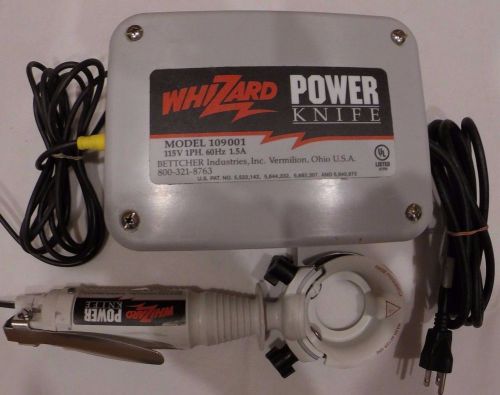 Bettcher WHIZARD POWER KNIFE Electric Gyro Knife 109001 with power supply!