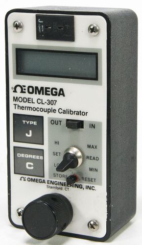 Omega Thermocouple Calibrator CL-307 Type J, Degrees: Celsius