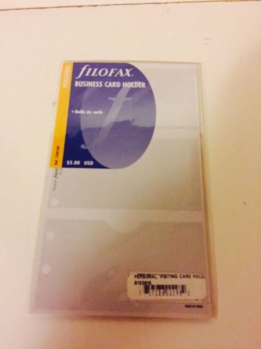 Filofax Business Card Holder
