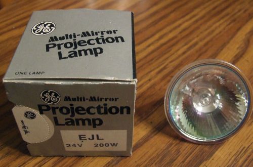 GE MULTI-MIRROR PROJECTION LAMP EJL 24V 200W NEW IN BOX