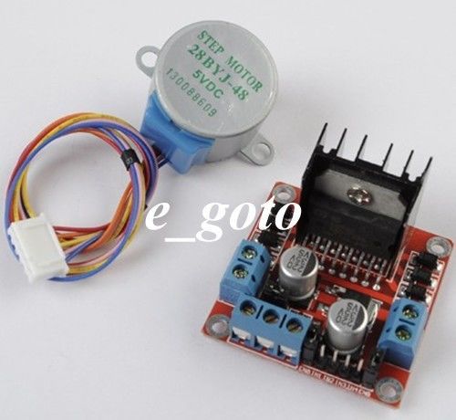 arduino L298N stepper motor drive  + 28BYJ-48 stepper motor drive circuit